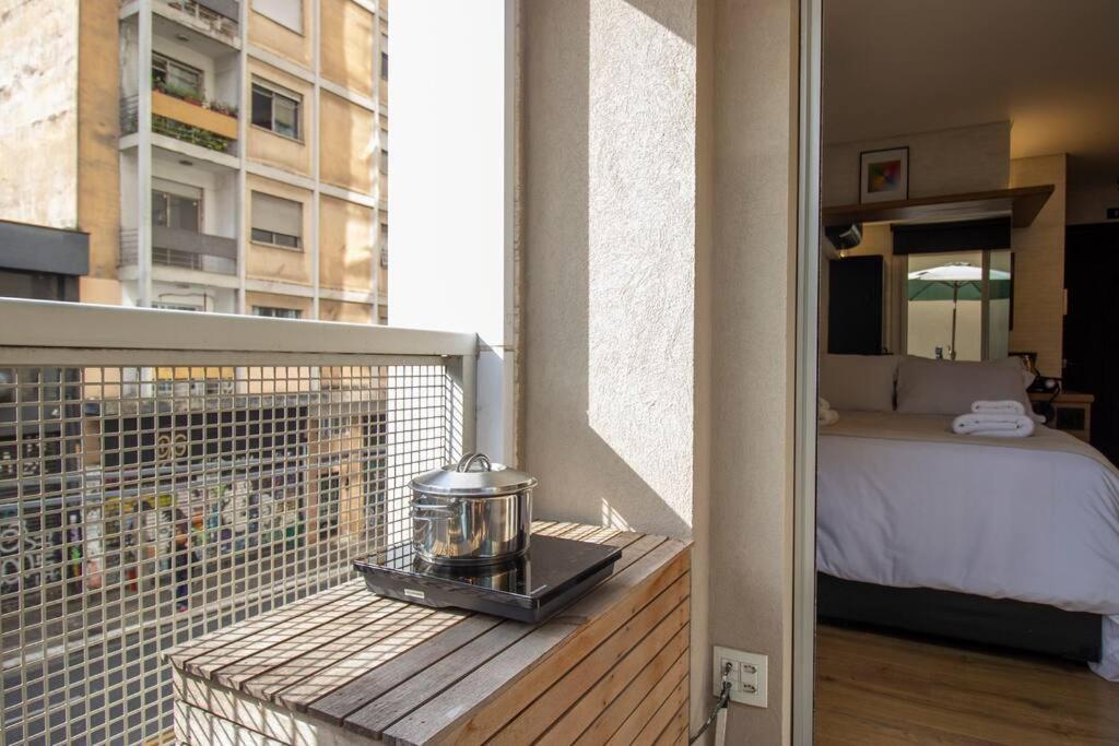 Bhomy Paulista Com Varanda Na Rua Augusta Au101 São Paulo Ngoại thất bức ảnh