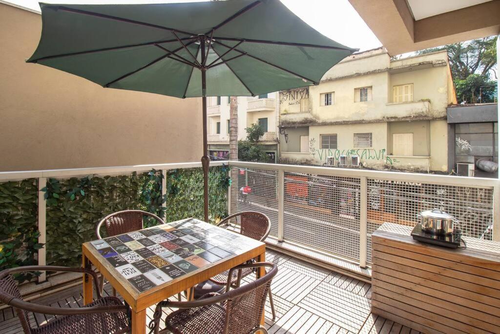 Bhomy Paulista Com Varanda Na Rua Augusta Au101 São Paulo Ngoại thất bức ảnh